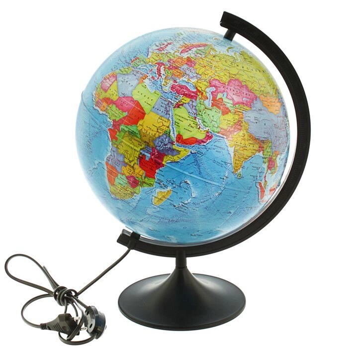 Глобус политический «Классик», диаметр 320 мм, с подсветкой от компании Интернет - магазин Flap - фото 1