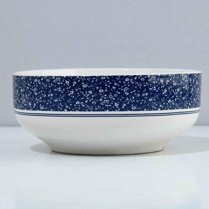 Глубокая тарелка керамическая Royal Garden, 14.5 см, 550 мл, цвет белый от компании Интернет - магазин Flap - фото 1