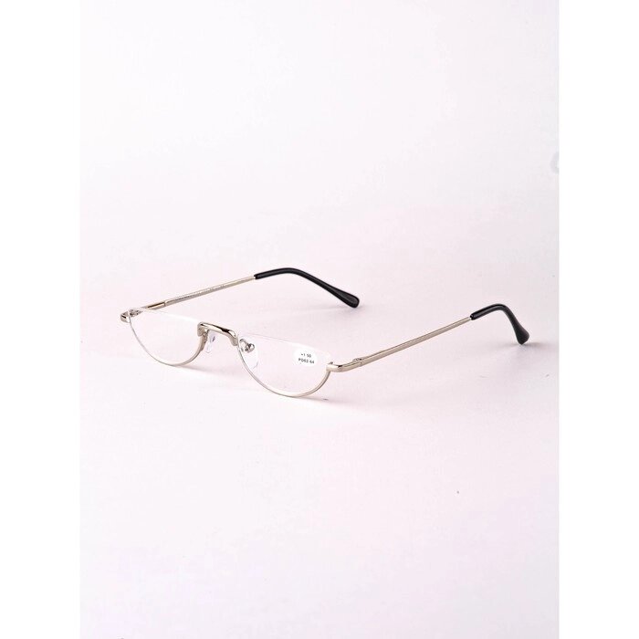 Готовые очки GA0060 (Цвет: C2 серебряный; диоптрия: +2; тонировка: Нет) от компании Интернет - магазин Flap - фото 1