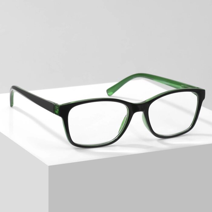 Готовые очки GA0315 (Цвет: C3 Зелёный; диоптрия: +1; тонировка: Нет) от компании Интернет - магазин Flap - фото 1