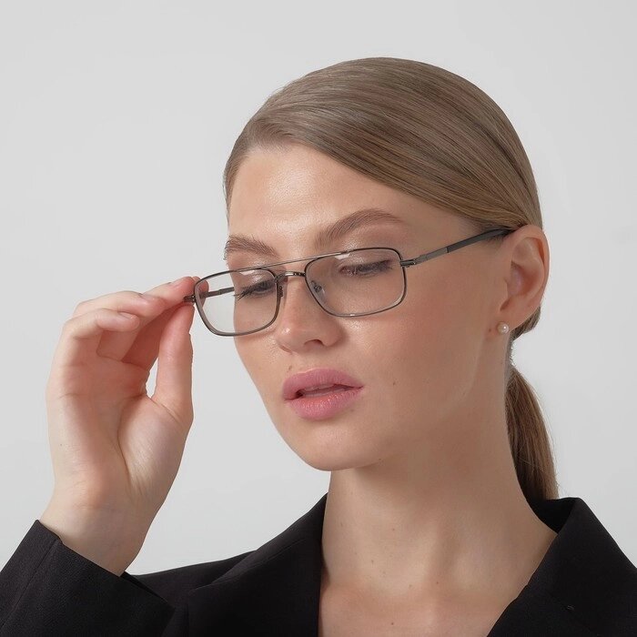 Готовые очки Восток 9882 фотохромные, цвет серый, отгибающаяся дужка, -3,5 от компании Интернет - магазин Flap - фото 1