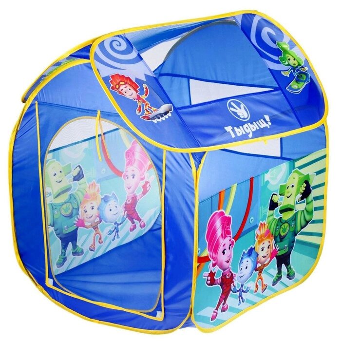 Игровая палатка «Фиксики» в сумке от компании Интернет - магазин Flap - фото 1