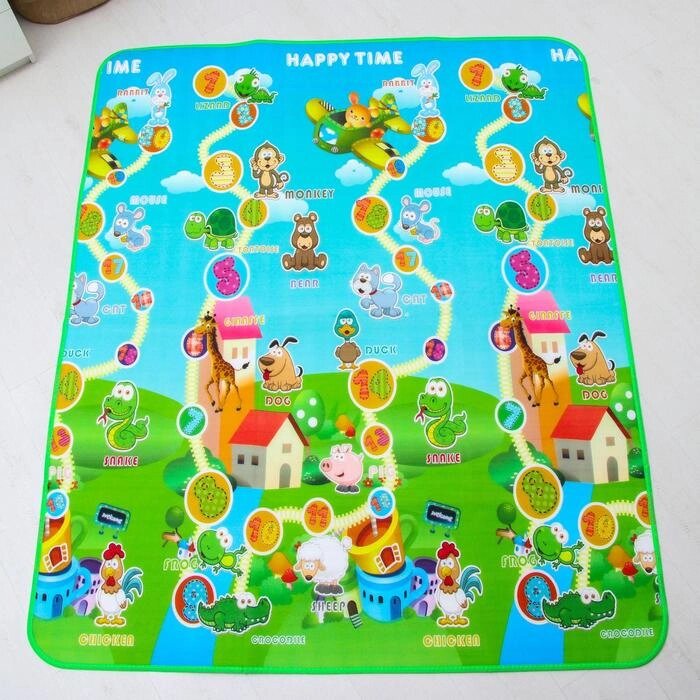 Игровой коврик для детей на фольгированной основе «Весёлый счёт», размер 180х150x0,5 см, Крошка Я от компании Интернет - магазин Flap - фото 1