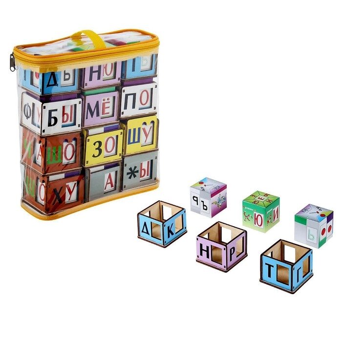 Игровые кубики «Теремки Воскобовича» от компании Интернет - магазин Flap - фото 1