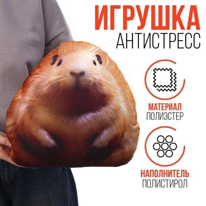 Игрушка антистресс "Морская свинка" от компании Интернет - магазин Flap - фото 1