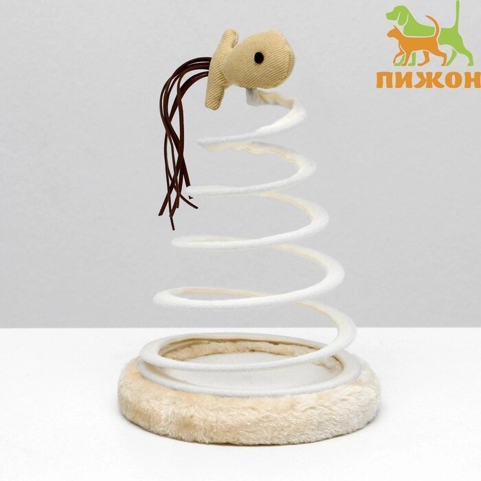 Игрушка-дразнилка для кошек "Игрушка на спирали" от компании Интернет - магазин Flap - фото 1
