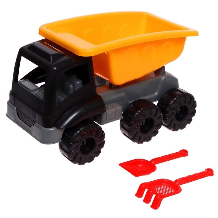 Игрушка Granite truck «Авто самосвал», с совком и грабелькой от компании Интернет - магазин Flap - фото 1