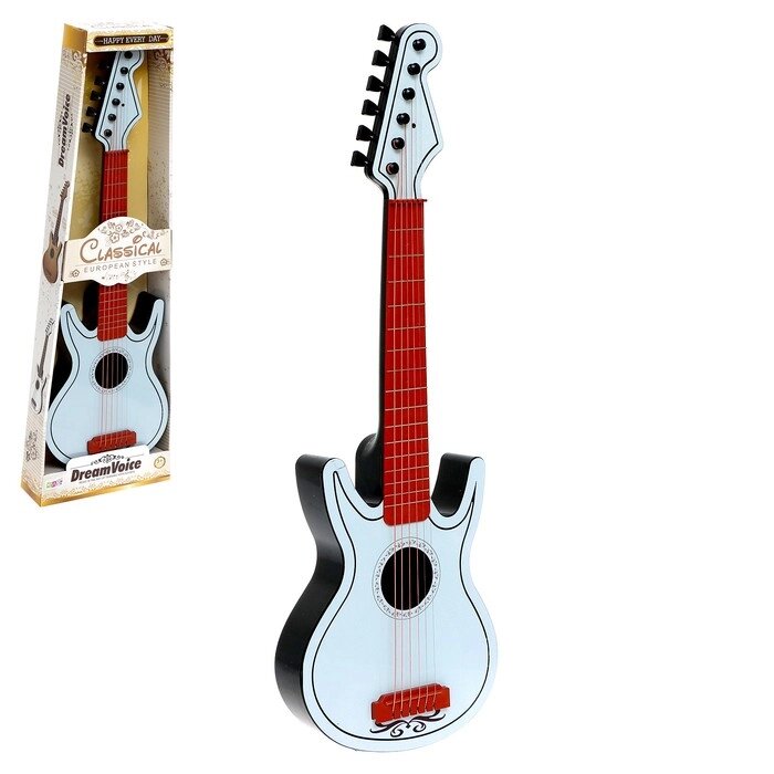 Игрушка музыкальная «Гитара», 6 струн, цвета МИКС от компании Интернет - магазин Flap - фото 1