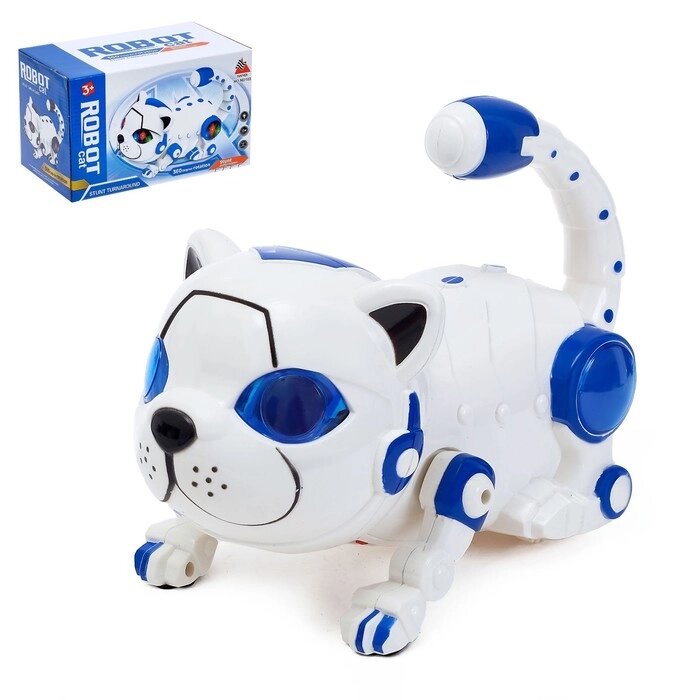 Игрушка-робот «Кошка», работает от батареек, световые и звуковые эффекты, МИКС от компании Интернет - магазин Flap - фото 1