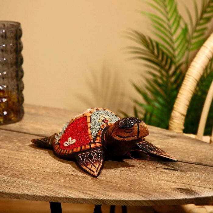 Интерьерный сувенир "Черепаха" 25х20х9 см от компании Интернет - магазин Flap - фото 1