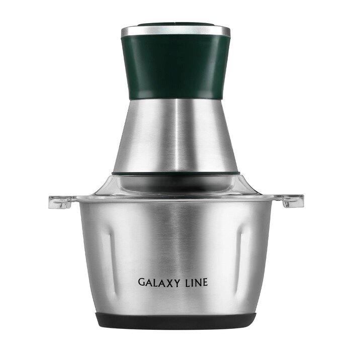 Измельчитель Galaxy GL 2382, металл, 600 Вт, 1.8 л, 2 скорости, серебристо-изумрудный от компании Интернет - магазин Flap - фото 1