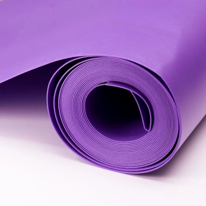 Изолон для творчества фиолетовый 2 мм, рулон 0,75х10 м от компании Интернет - магазин Flap - фото 1