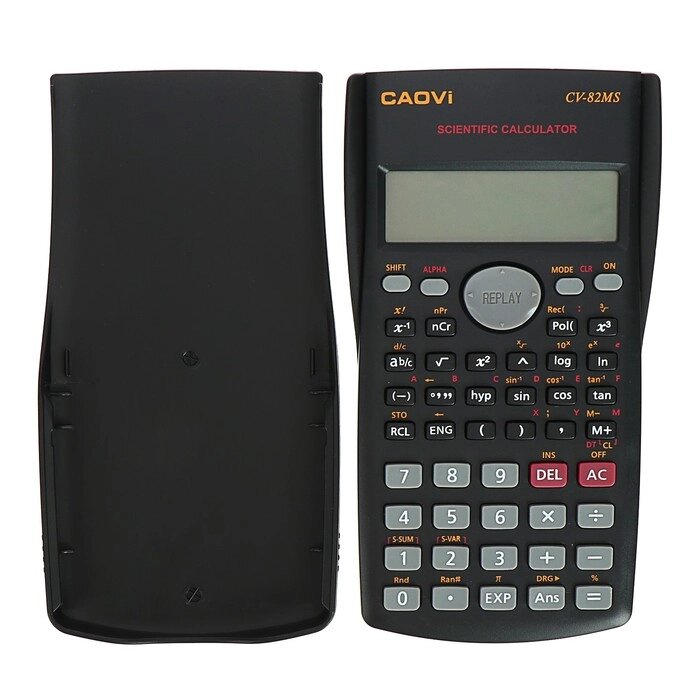 Калькулятор инженерный 10-разрядный Caovi CV-82MS двухстрочный от компании Интернет - магазин Flap - фото 1