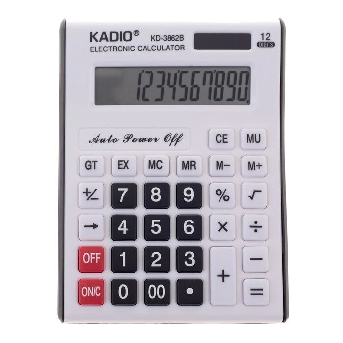 Калькулятор настольный, 12-разрядный, 3862B от компании Интернет - магазин Flap - фото 1