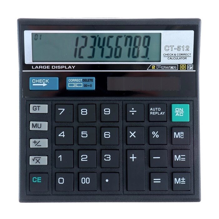 Калькулятор настольный, 12-разрядный, CT-512 от компании Интернет - магазин Flap - фото 1