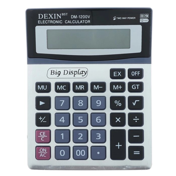 Калькулятор настольный, 12 - разрядный, DM-1200V от компании Интернет - магазин Flap - фото 1