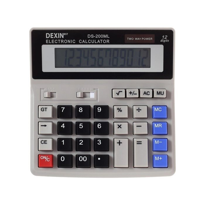 Калькулятор настольный 12-разрядный DS-200ML от компании Интернет - магазин Flap - фото 1