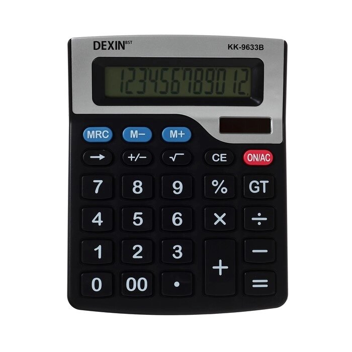 Калькулятор настольный 12-разрядный КК-9633В от компании Интернет - магазин Flap - фото 1