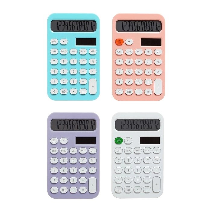 Калькулятор настольный 12-разрядный КК-968 от компании Интернет - магазин Flap - фото 1