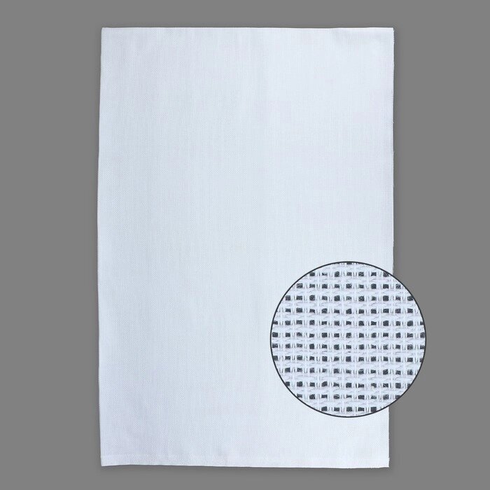Канва для вышивания №14, 100  150 см, цвет белый от компании Интернет - магазин Flap - фото 1