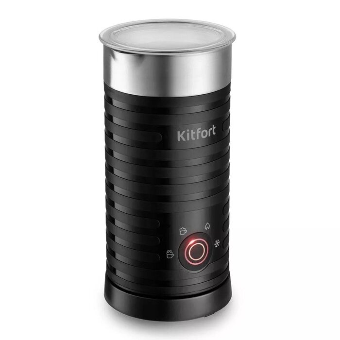 Капучинатор Kitfort КТ-7110, 500 Вт, 0.55 л, 4 режима, чёрный от компании Интернет - магазин Flap - фото 1