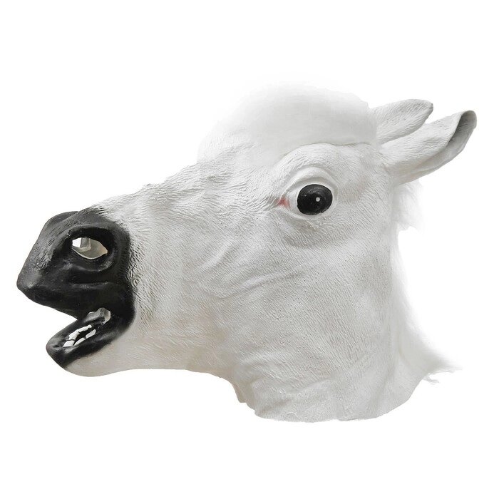 Карнавальная маска «Лошадь», цвет белый от компании Интернет - магазин Flap - фото 1