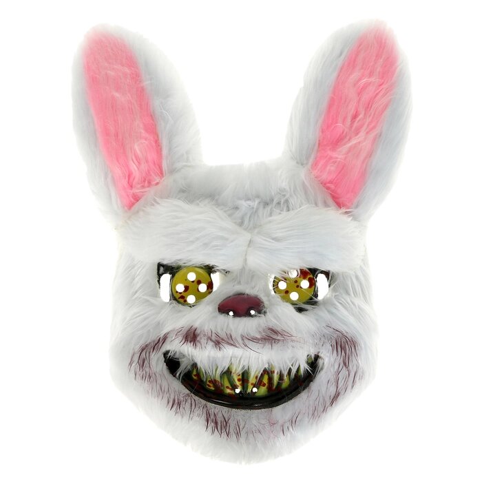 Карнавальная маска «Страшный заяц», цвет белый от компании Интернет - магазин Flap - фото 1