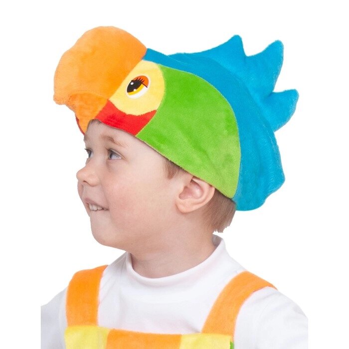 Карнавальная шапка «Попугай», детская, р. 52-54 от компании Интернет - магазин Flap - фото 1
