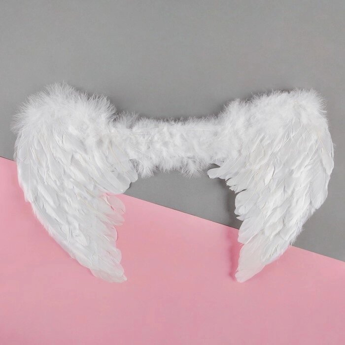 Карнавальные крылья ангела, цвет белый от компании Интернет - магазин Flap - фото 1