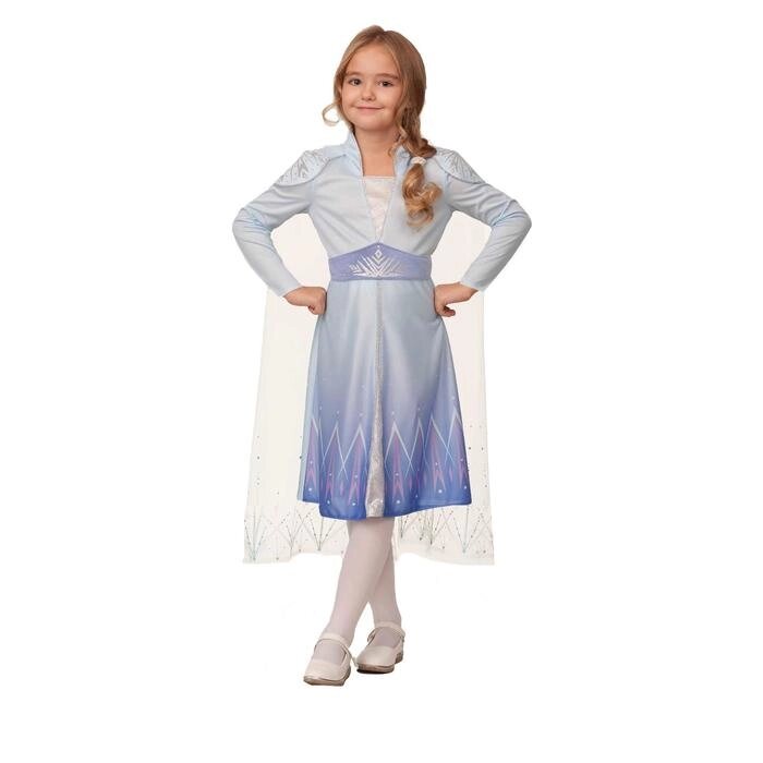Карнавальный костюм «Эльза 2», платье, р. 28, рост 110 см от компании Интернет - магазин Flap - фото 1