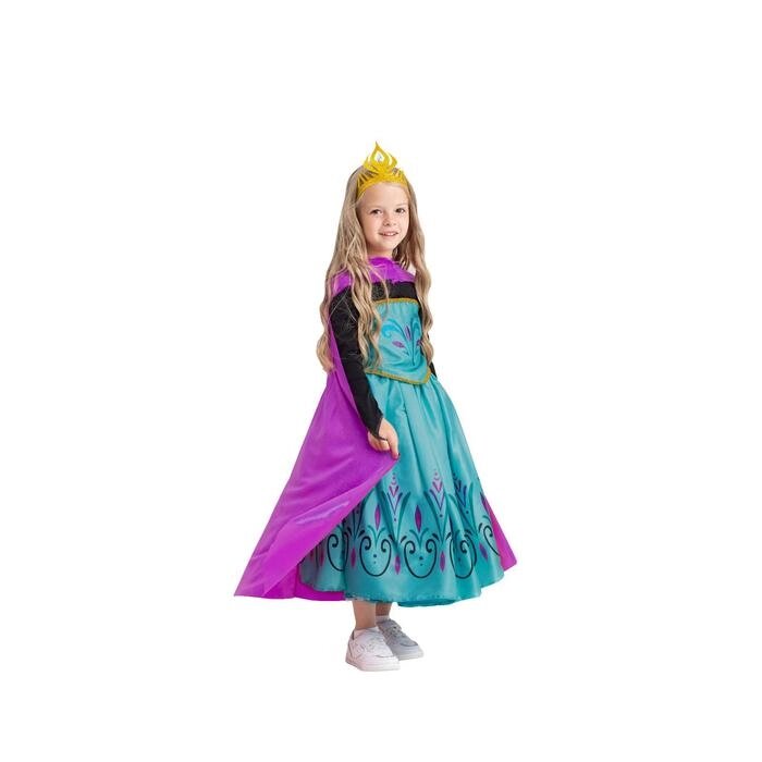 Карнавальный костюм «Эльза», платье-трансформер, жакет, диадема, р. 32, рост 122 см от компании Интернет - магазин Flap - фото 1