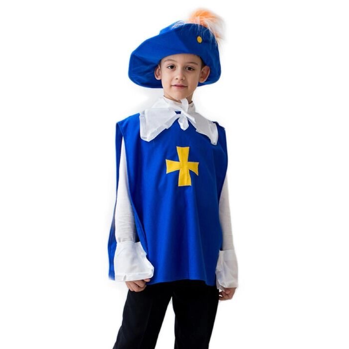 Карнавальный костюм "Мушкетёр", 5-7 лет, рост 122-134 см от компании Интернет - магазин Flap - фото 1
