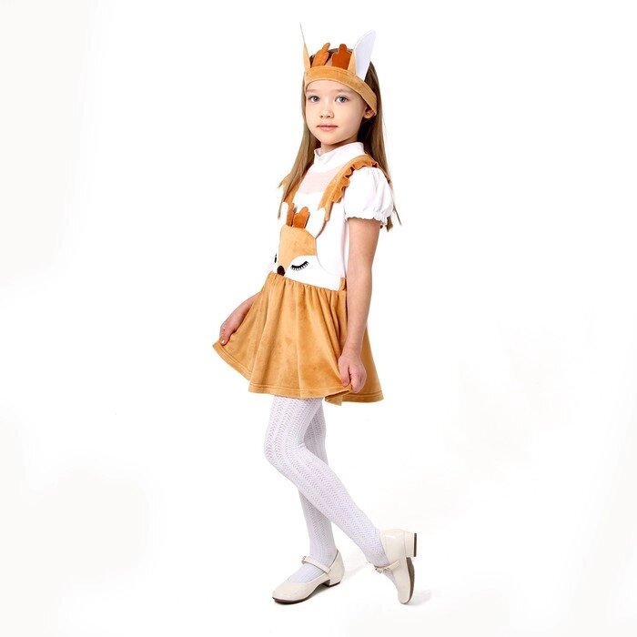 Карнавальный костюм «Оленёнок», плюш, р. 30, рост 110-116 см от компании Интернет - магазин Flap - фото 1
