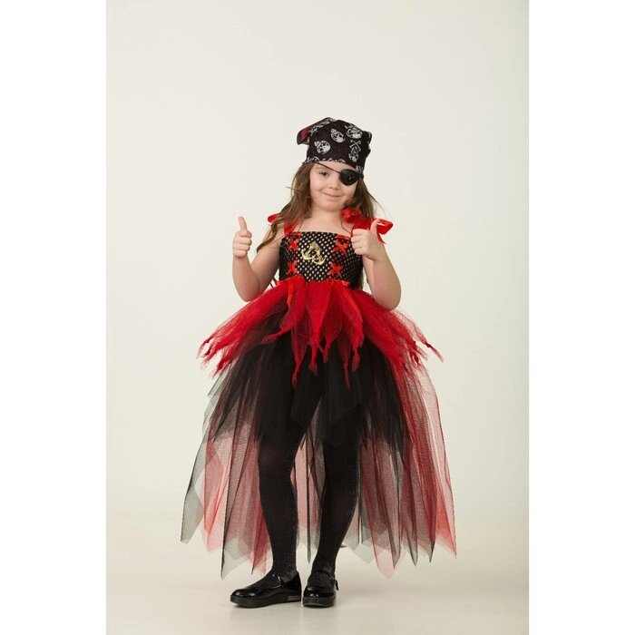 Карнавальный костюм «Пиратка», сделай сам, корсет, ленты, брошки, аксессуары от компании Интернет - магазин Flap - фото 1