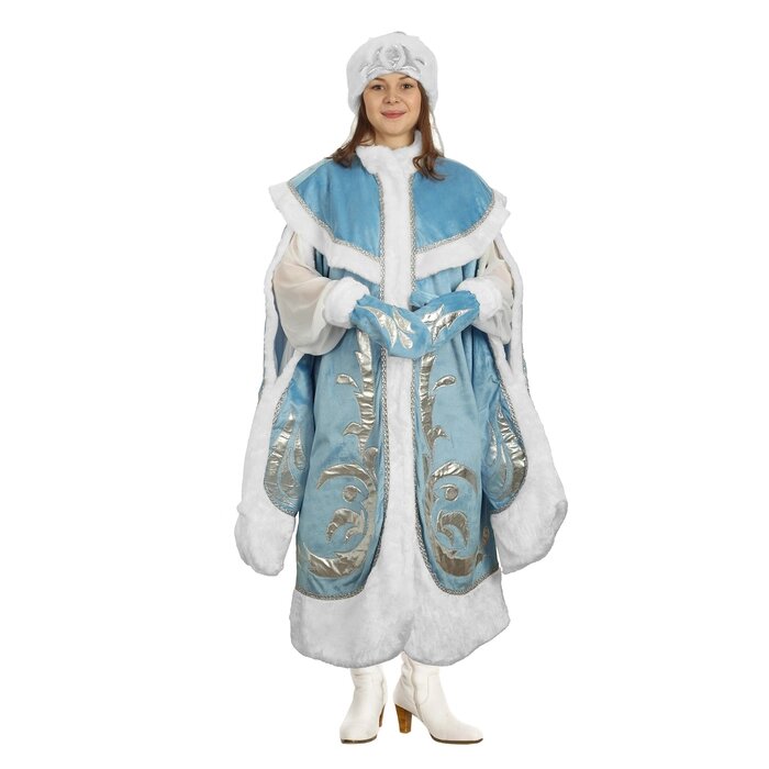 Карнавальный костюм "Снегурочка-боярыня", р-р 44-48, рост 170 см от компании Интернет - магазин Flap - фото 1