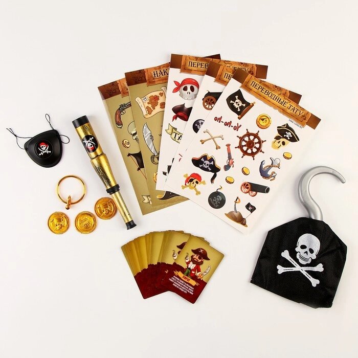 Карнавальный набор "Пираты" с игрой мафия от компании Интернет - магазин Flap - фото 1