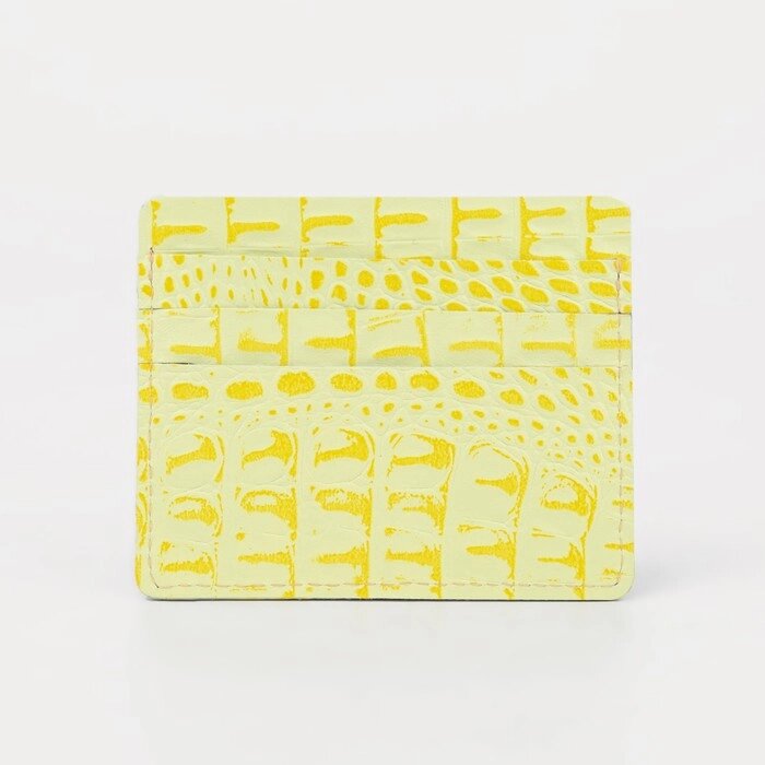 Картхолдер TEXTURA, цвет жёлтый от компании Интернет - магазин Flap - фото 1