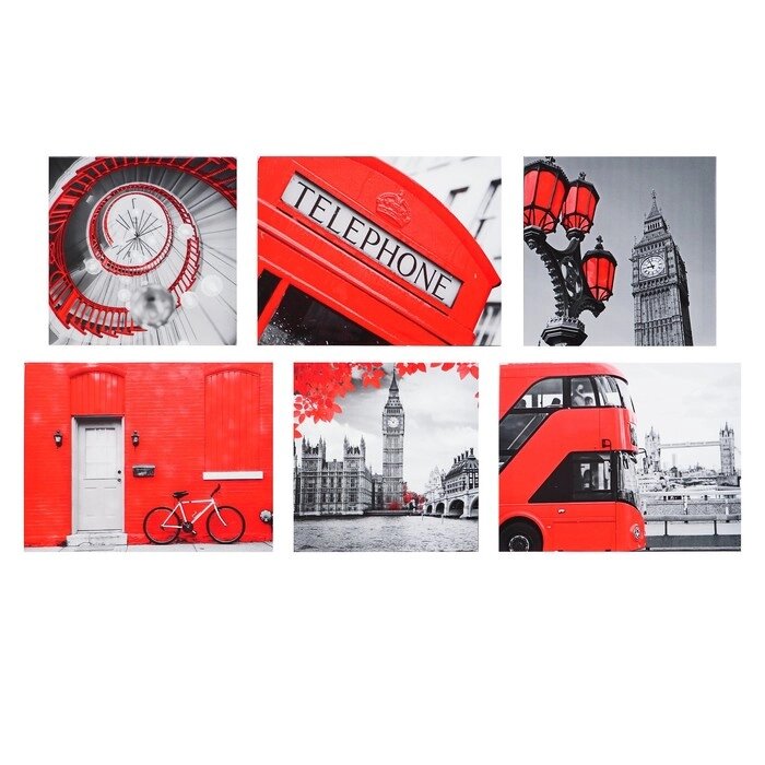 Картина модульная на подрамнике "Лондон" 80*120 см от компании Интернет - магазин Flap - фото 1