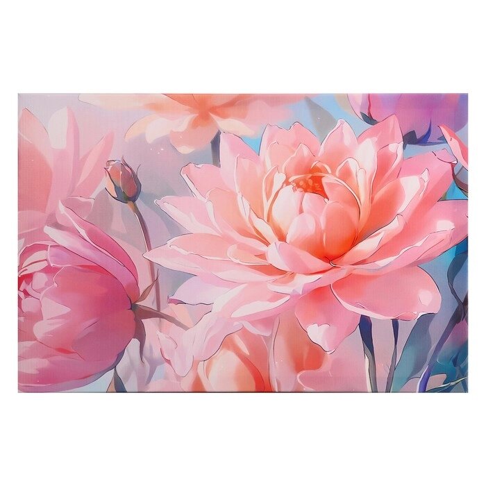 Картина на холсте "Букет летних цветов" 40*60 см от компании Интернет - магазин Flap - фото 1