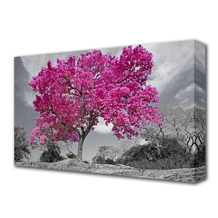 Картина на холсте "Цветущее дерево" 60*100 см от компании Интернет - магазин Flap - фото 1