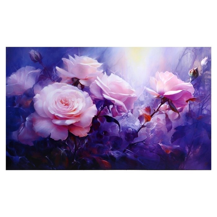 Картина на холсте "Нежные розы" 60*100 см от компании Интернет - магазин Flap - фото 1