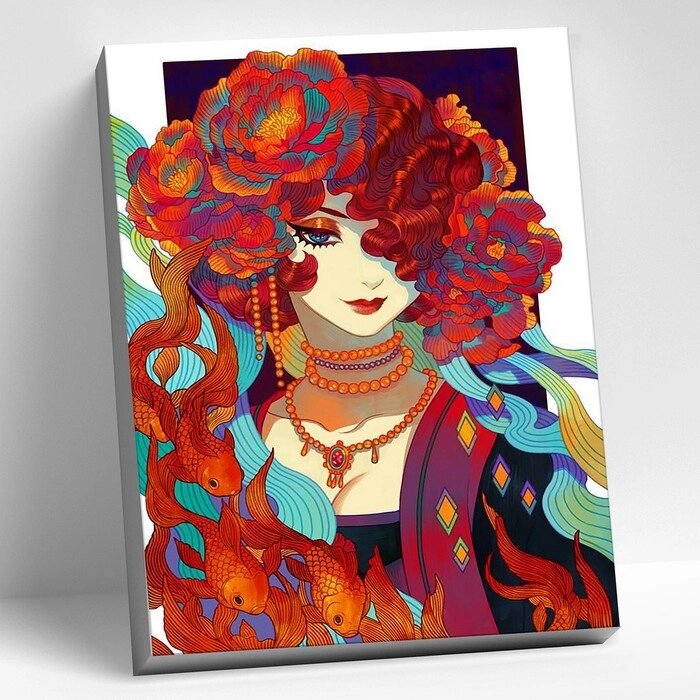 Картина по номерам 40  50 см «Огненная» 27 цветов от компании Интернет - магазин Flap - фото 1