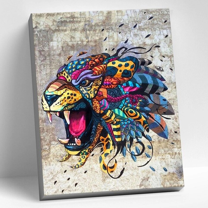 Картина по номерам 40  50 см «Уличное искусство граффити» 25 цветов от компании Интернет - магазин Flap - фото 1