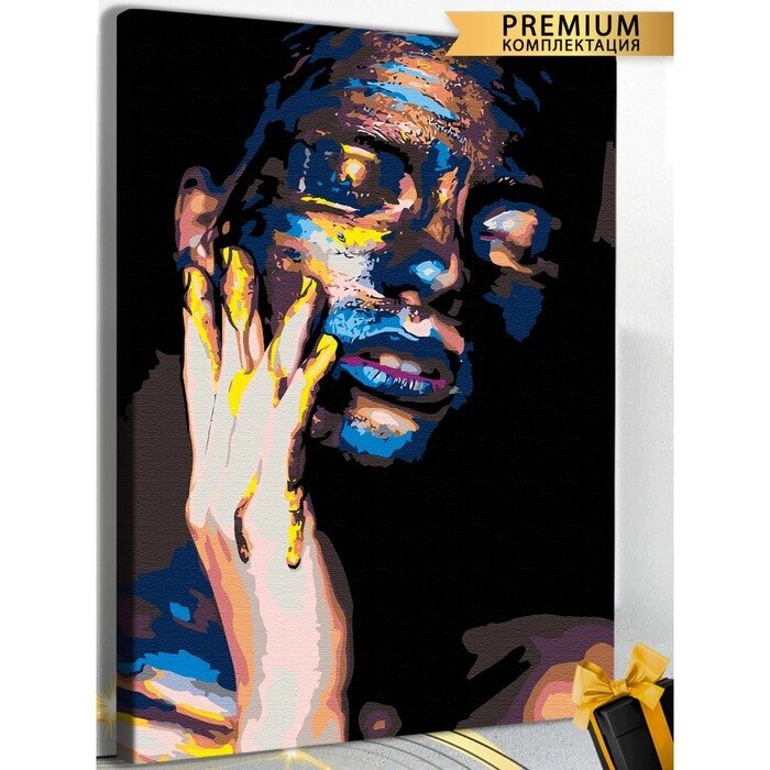Картина по номерам «Девушка в краске» холст на подрамнике, 40  60 см от компании Интернет - магазин Flap - фото 1