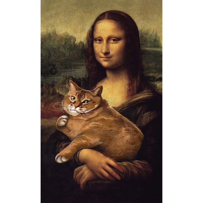Картина по номерам панно «Кот на руках», 30 х 50 см от компании Интернет - магазин Flap - фото 1