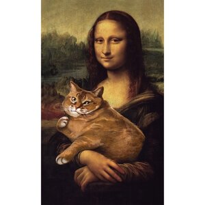 Картина по номерам панно «Кот на руках», 30 х 50 см