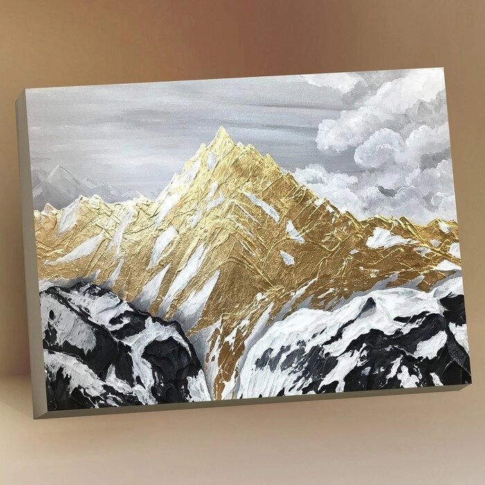 Картина по номерам с поталью 40  50 см «Золотые вершины» 14 цветов от компании Интернет - магазин Flap - фото 1