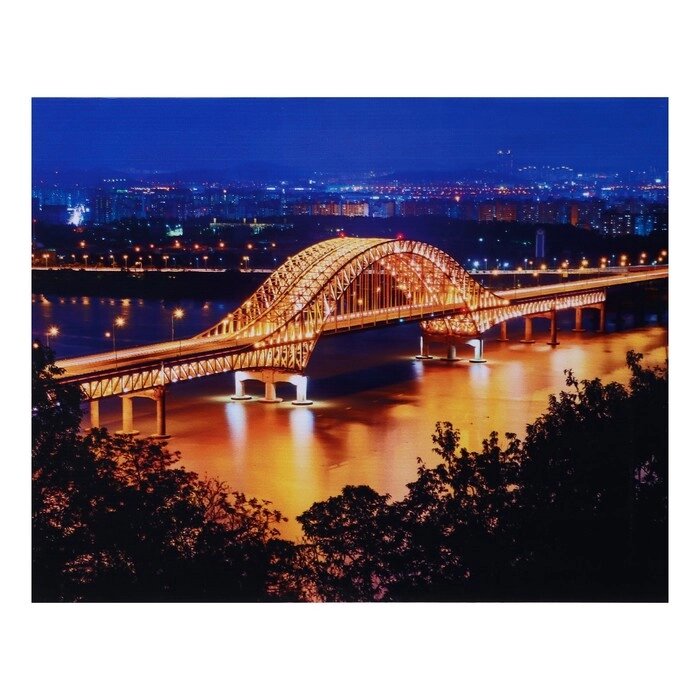 Картина световая "Мост" 40*50 см от компании Интернет - магазин Flap - фото 1