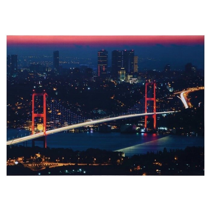 Картина световая "Светящийся мост" 50*70 см от компании Интернет - магазин Flap - фото 1