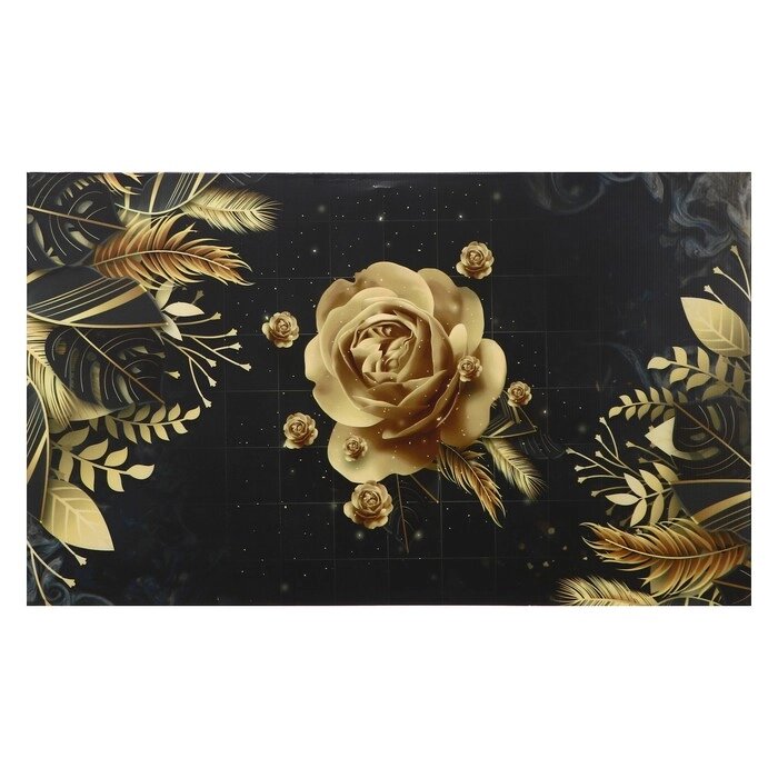 Картина "Золотая роза" 60*100 см от компании Интернет - магазин Flap - фото 1